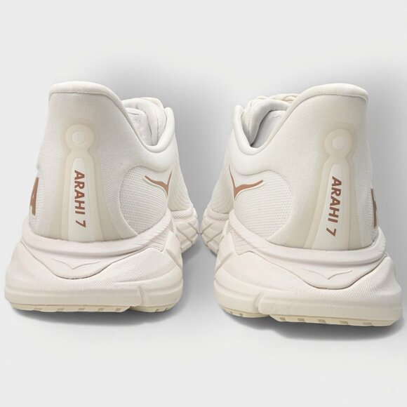 HOKA Arahi 7 Women’s Running Shoes Blanc De Blanc Rose Gold Size 9.5 B (Regular) - Picture 13 of 13